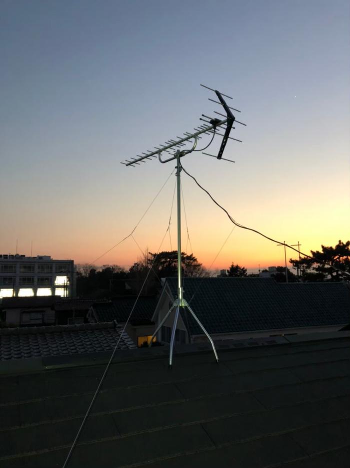 越谷市南荻島|UHFアンテナ工事