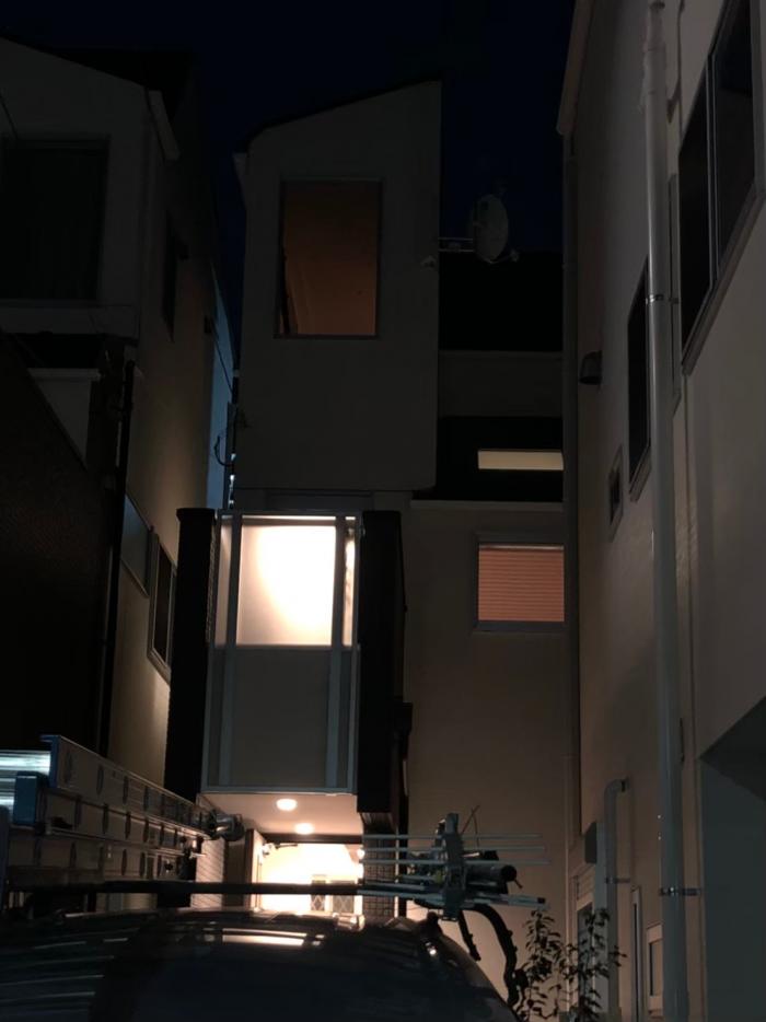 中野区中野|デザインアンテナ+BSアンテナ工事|藤和ハウス
