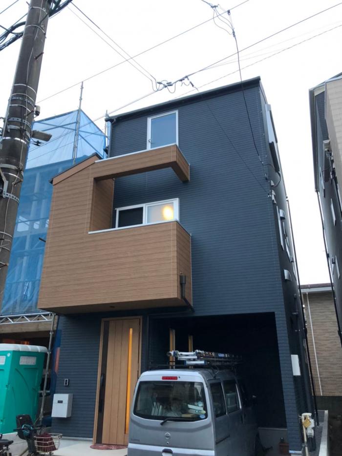 中野区上高田|デザインアンテナ+BSアンテナ工事|昭和建設