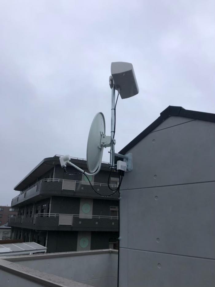 中原区宮内|デザインアンテナ+BSアンテナ工事|オープンハウス