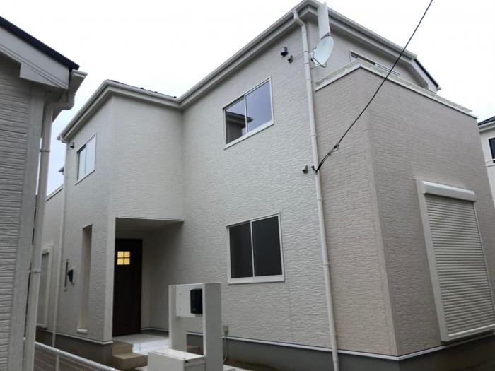 松戸市稔台|デザインアンテナ+BSアンテナ工事