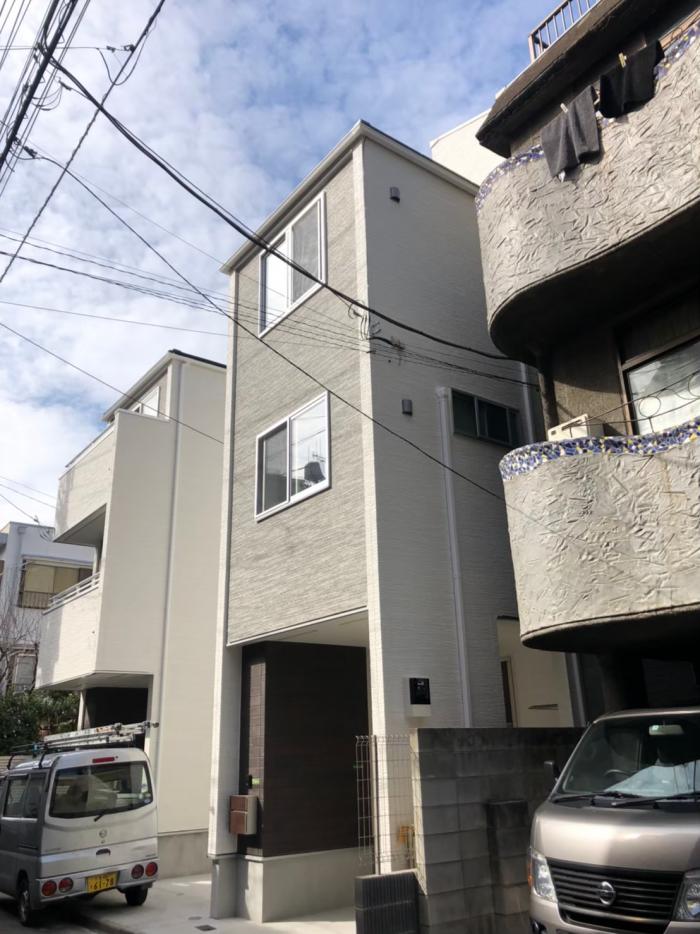 荒川区西日暮里|デザインアンテナ+BSアンテナ工事