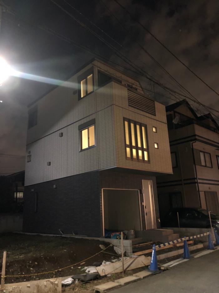 中原区栃木陣屋町|横型デザインアンテナ工事