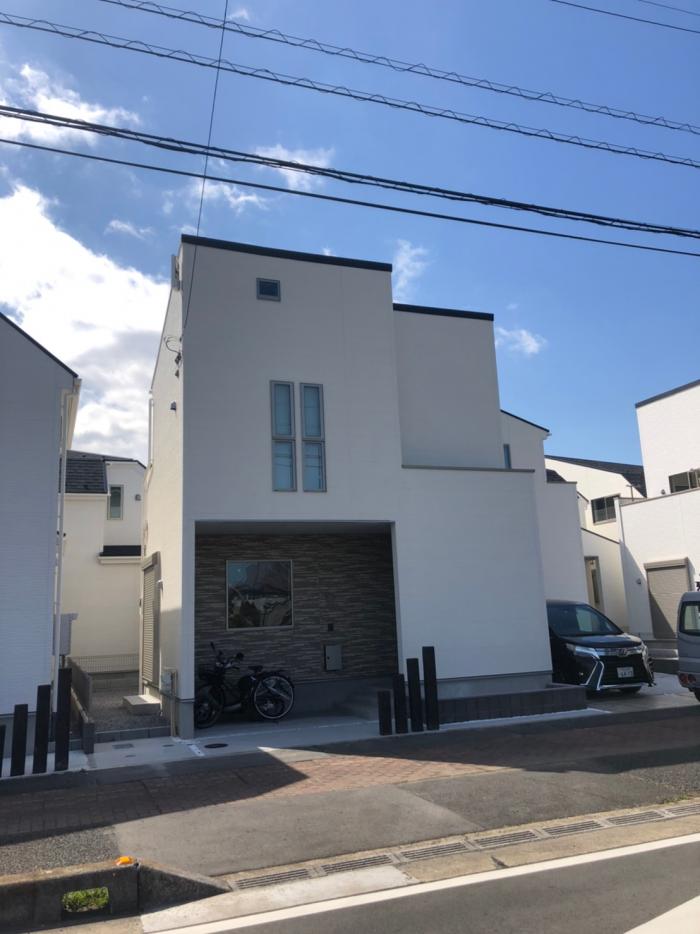 草加市新栄|デザインアンテナ工事
