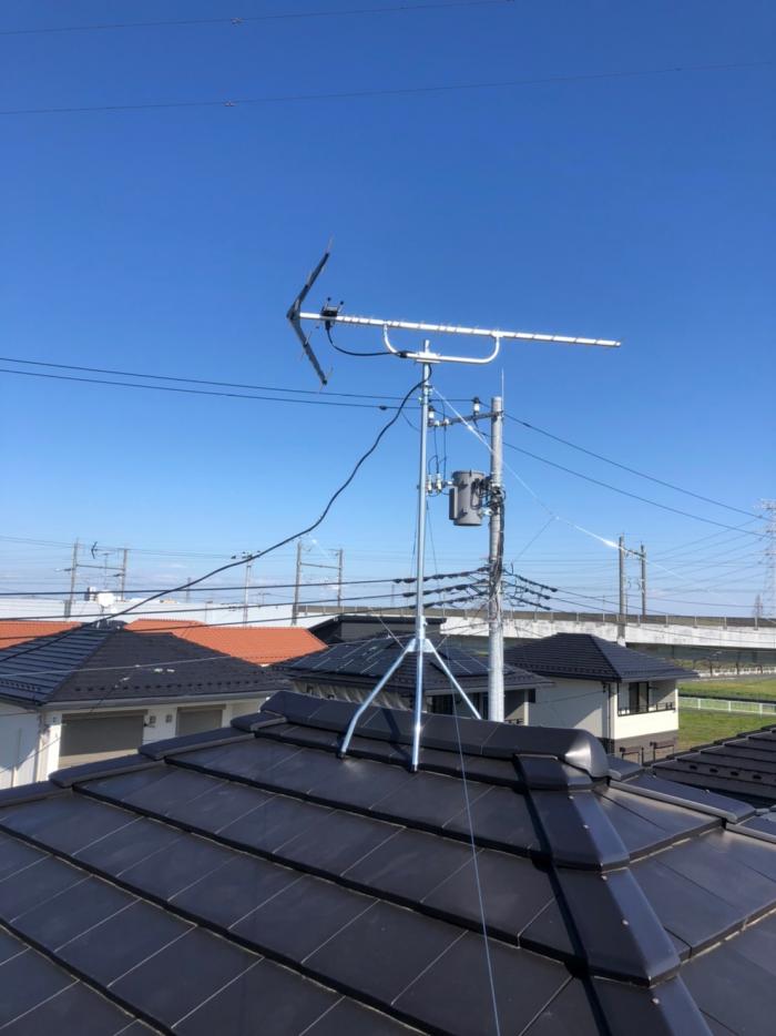 久喜市南栗橋|UHFアンテナ工事