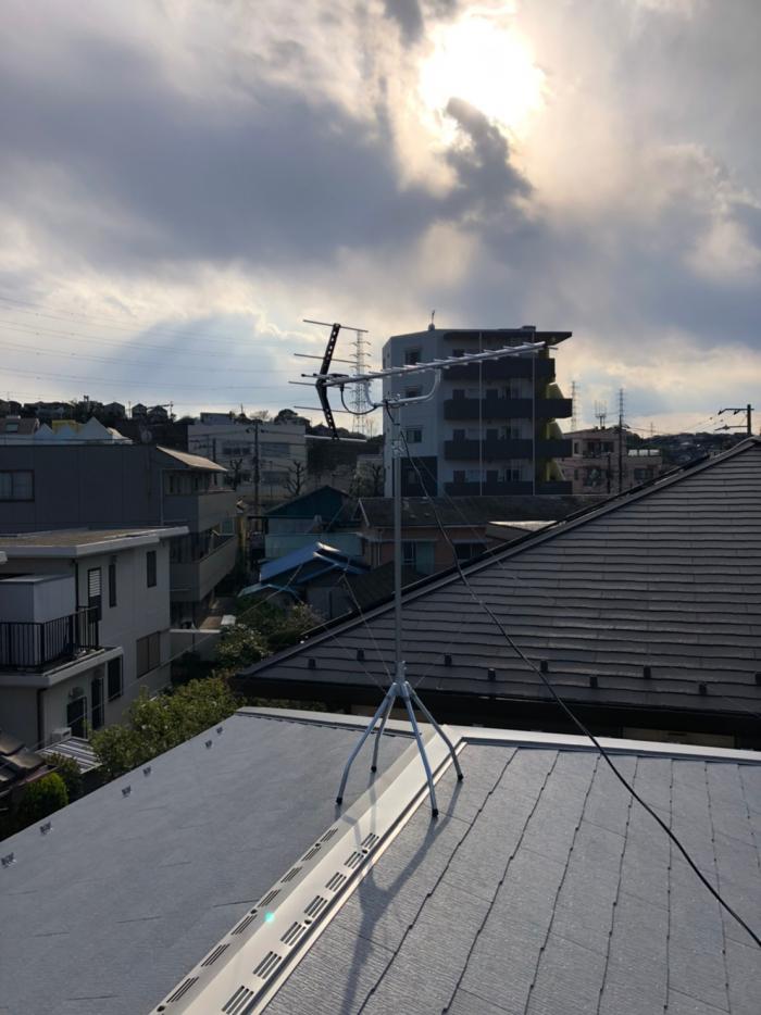 横浜市鶴見区上末吉|UHFアンテナ工事