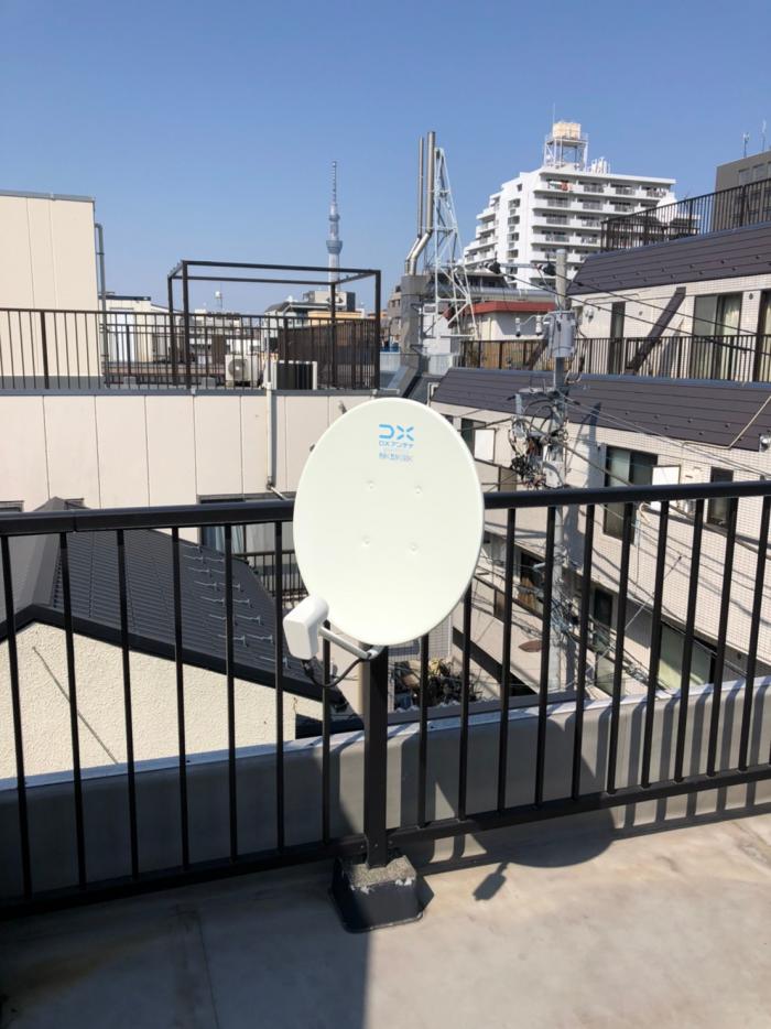 江東区白川|BSアンテナ設置工事