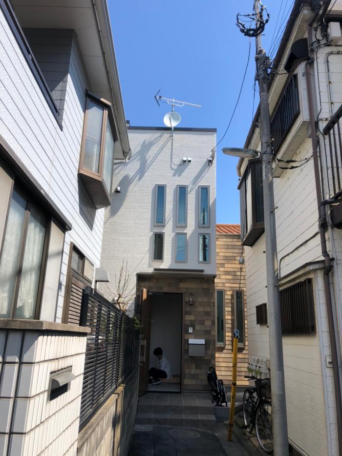 板橋区大谷口北町|UHFアンテナ+BSアンテナ工事