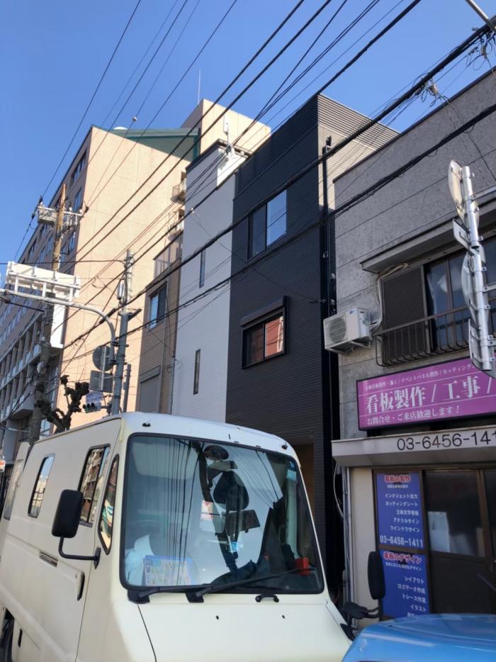 墨田区本所|デザインアンテナ+BSアンテナ工事