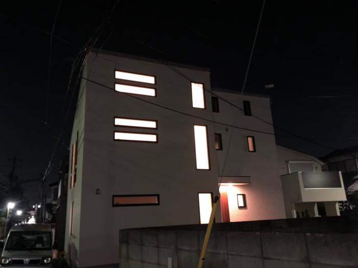 中野区江原町|横型デザインアンテナ工事