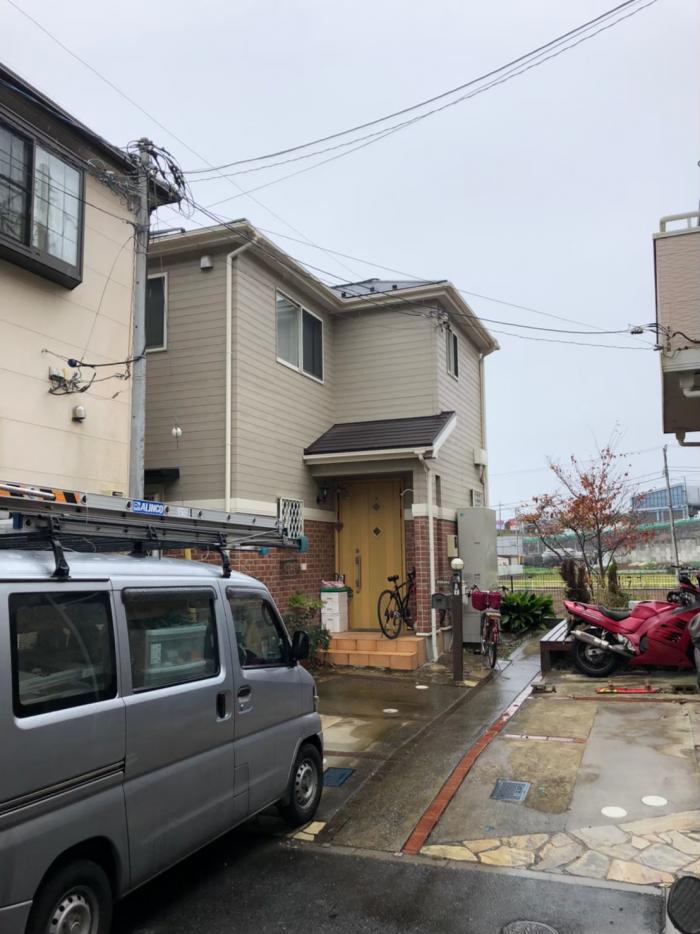 船橋市駿河台|デザインアンテナ+BSアンテナ工事