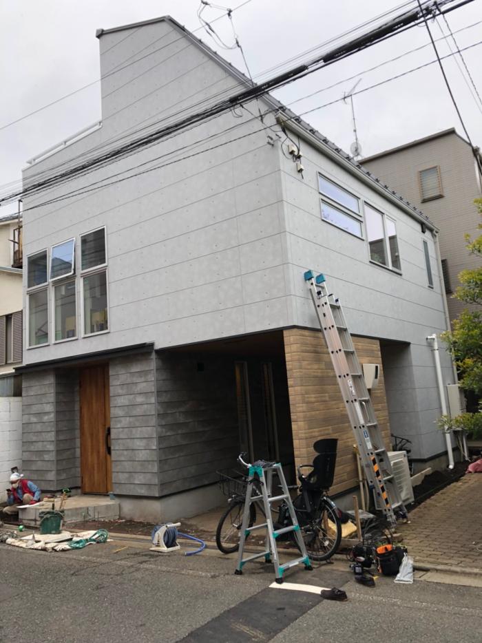 目黒区目黒本町|横型デザインアンテナ工事