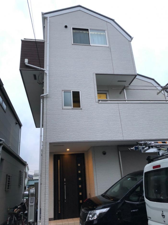 葛飾区新小岩|デザインアンテナ+BSアンテナ工事