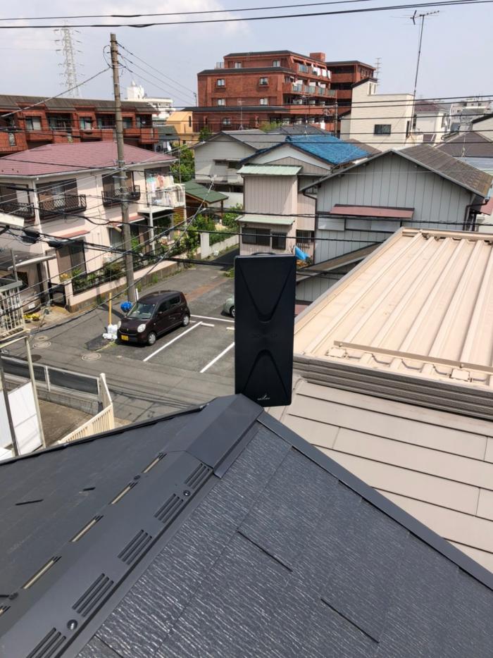 市川市新田|デザインアンテナ工事