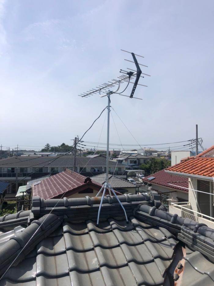 さいたま市中央区下落合|UHFアンテナ工事