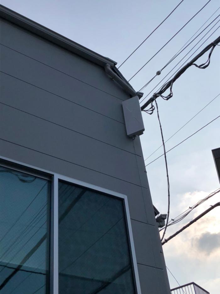 板橋区大谷口|デザインアンテナ+BSCSアンテナ工事