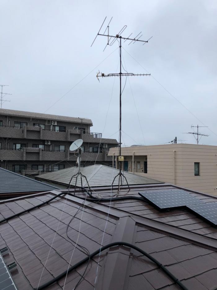 相模原市南区南台 八木式bscsアンテナ工事 あさひアンテナ