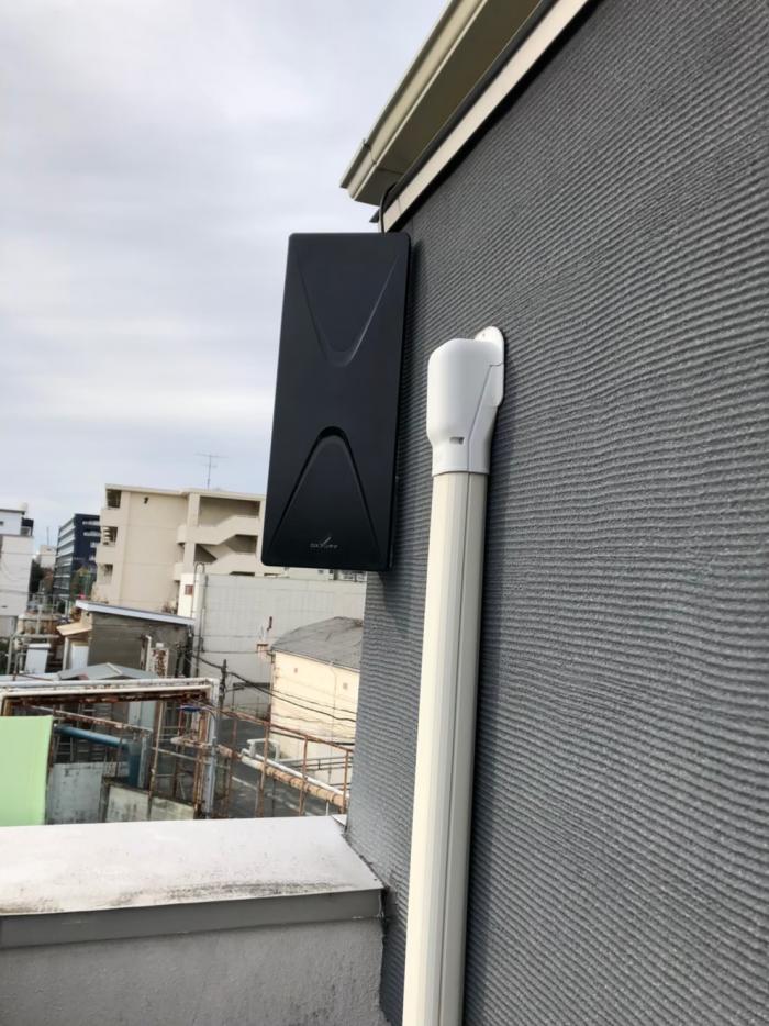北区神谷|デザインアンテナ 工事
