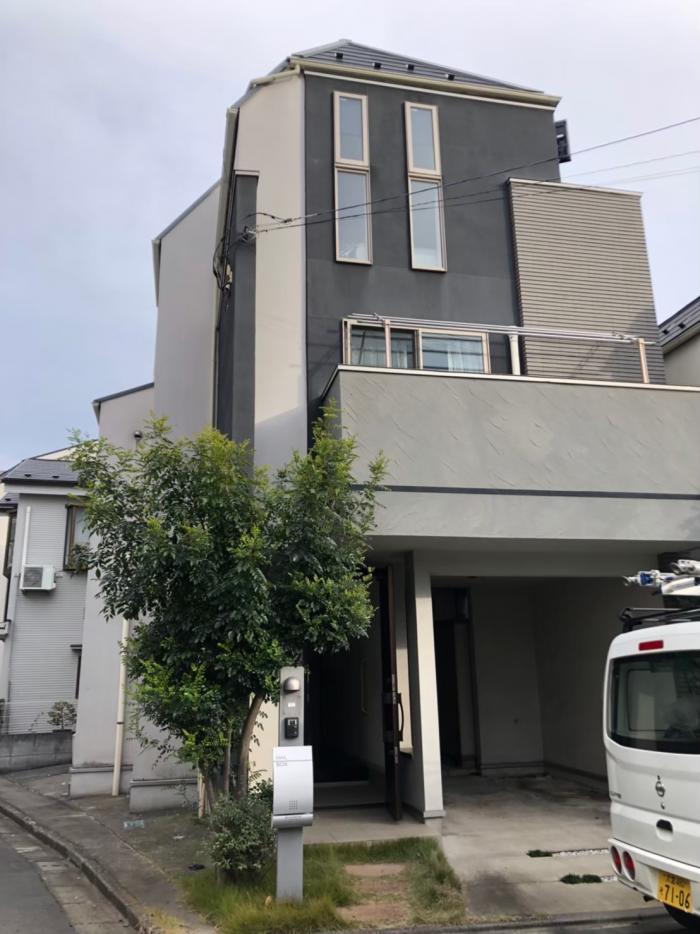 北区神谷|デザインアンテナ 工事
