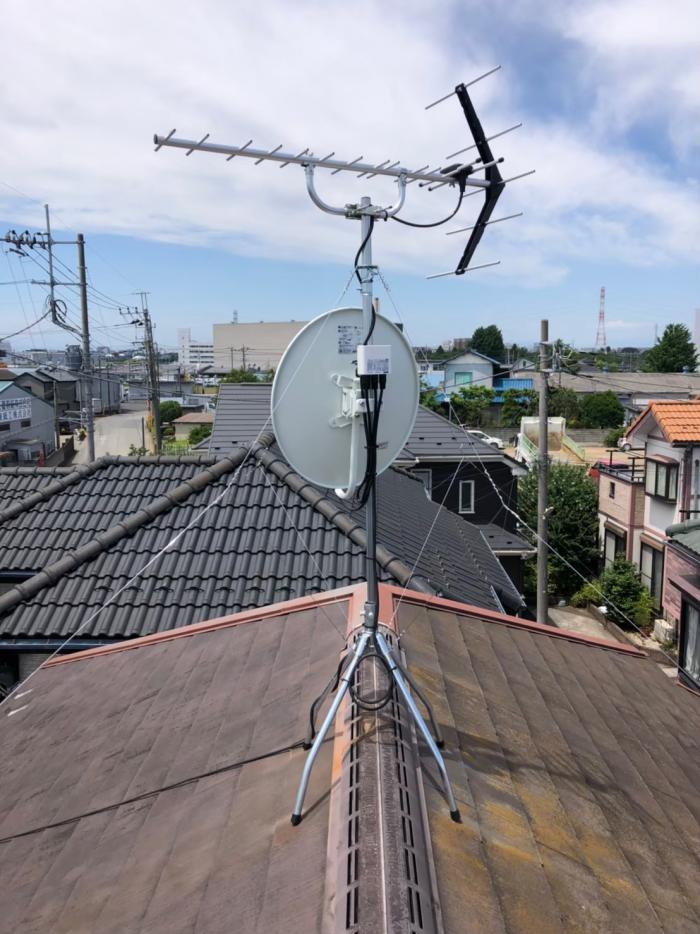 朝霞市上内間木 Uhfアンテナ Bs Csアンテナ工事 あさひアンテナ