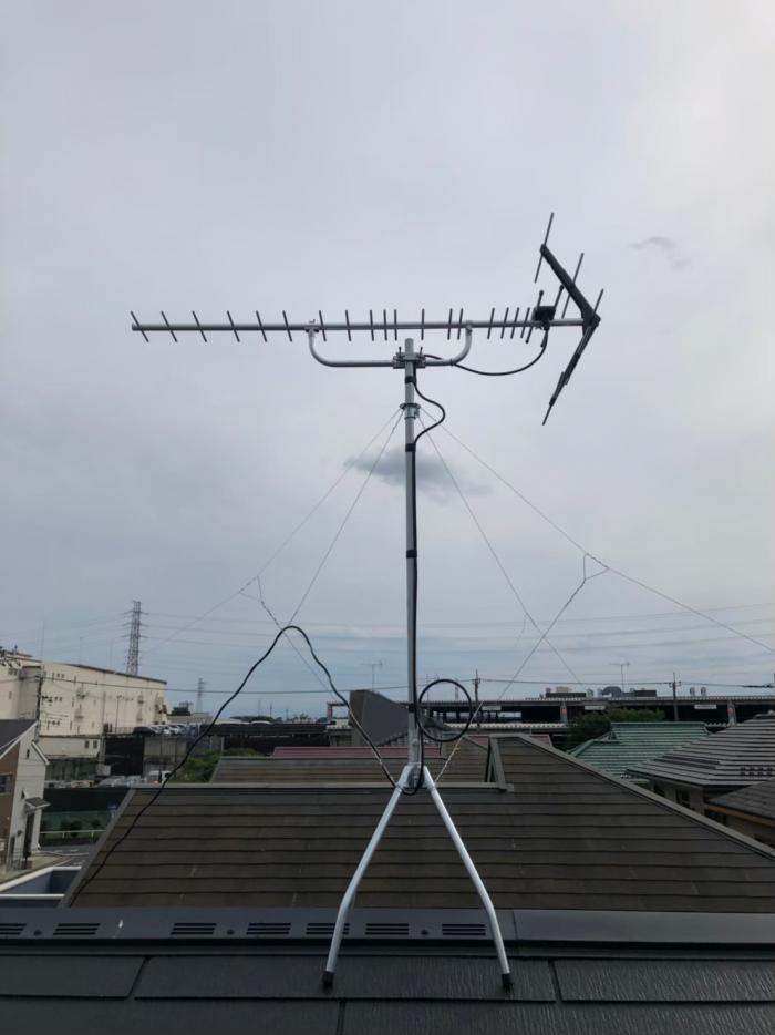 ふじみ野市鶴ヶ丘|UHFアンテナ工事|一建設