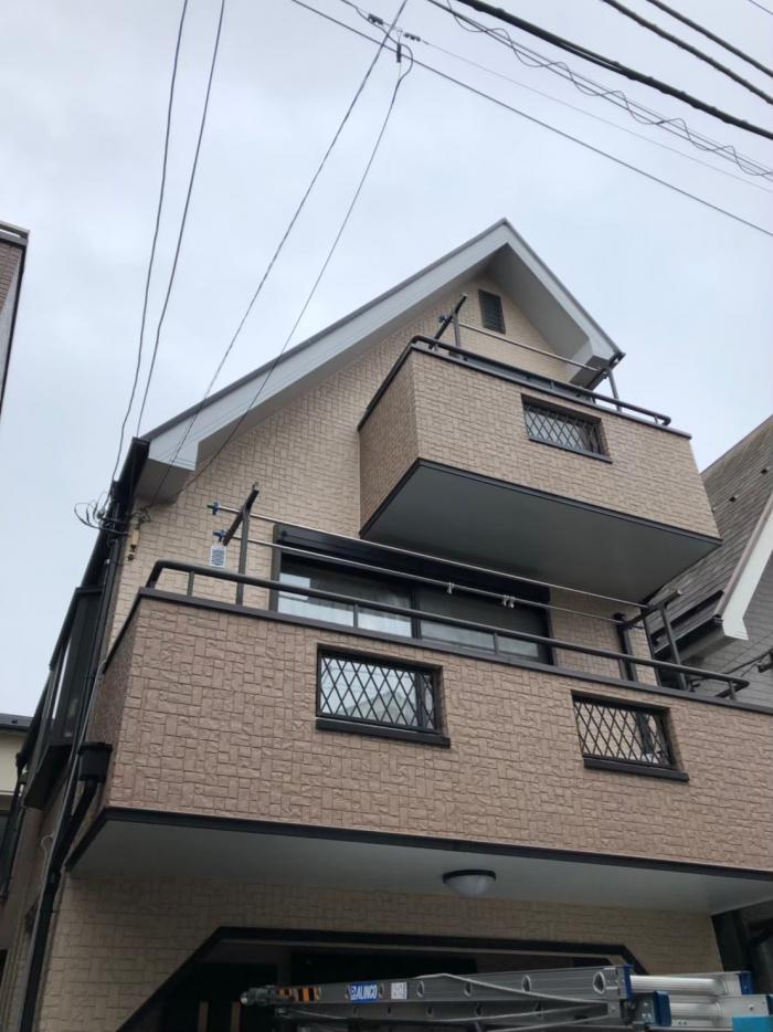 江戸川区北小岩|デザインアンテナ+BS/CSアンテナ工事