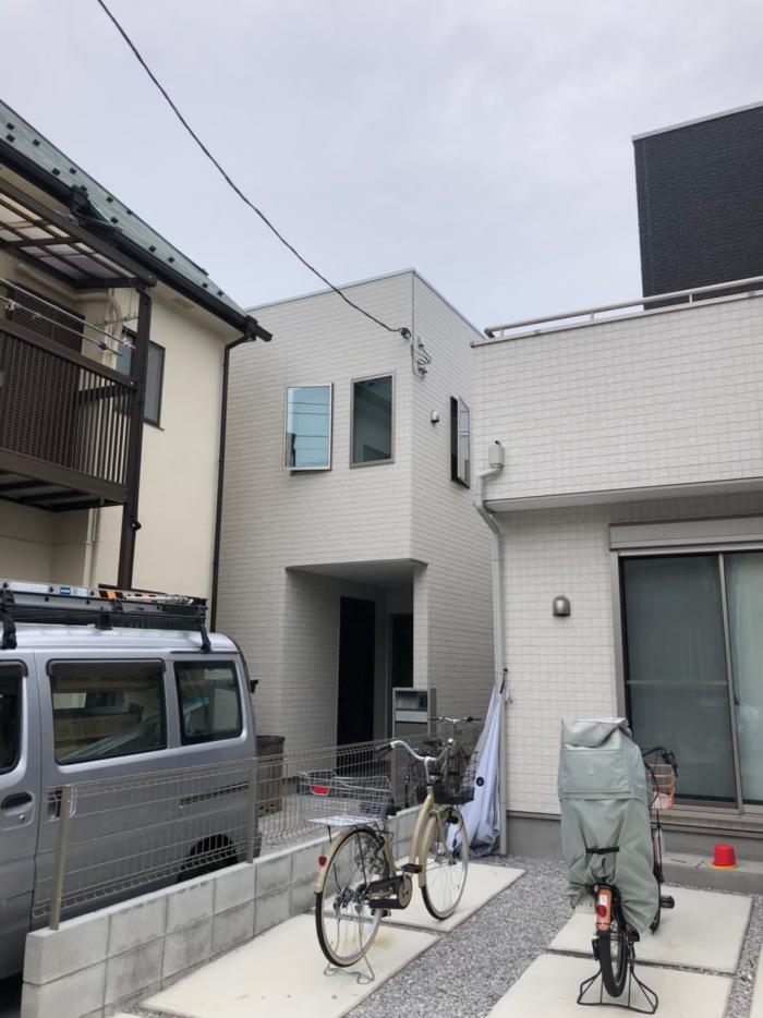 ふじみ野市上福岡|横型デザインアンテナ工事