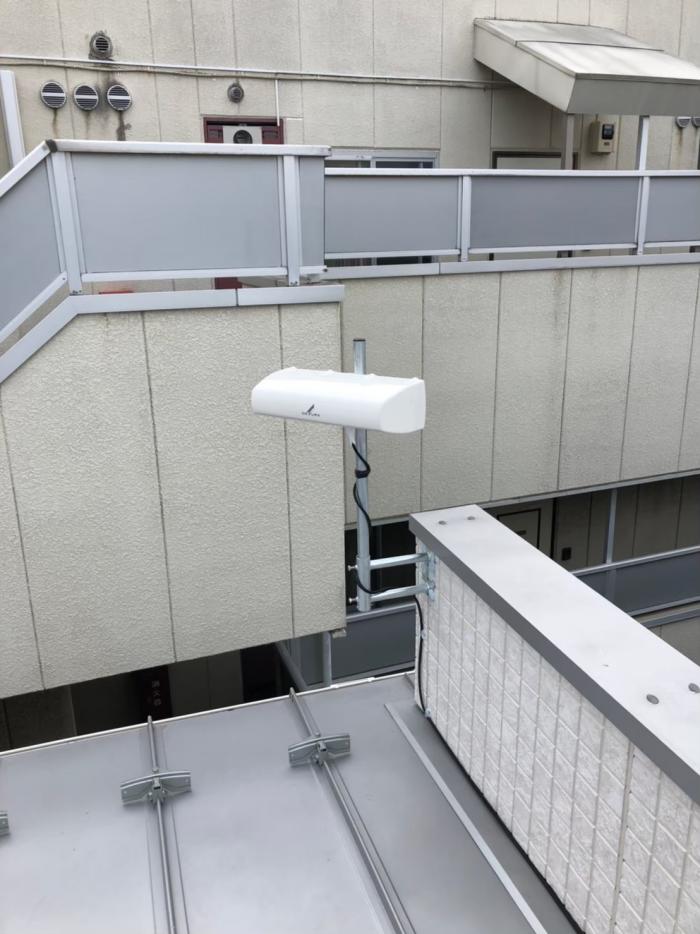 ふじみ野市上福岡|横型デザインアンテナ工事