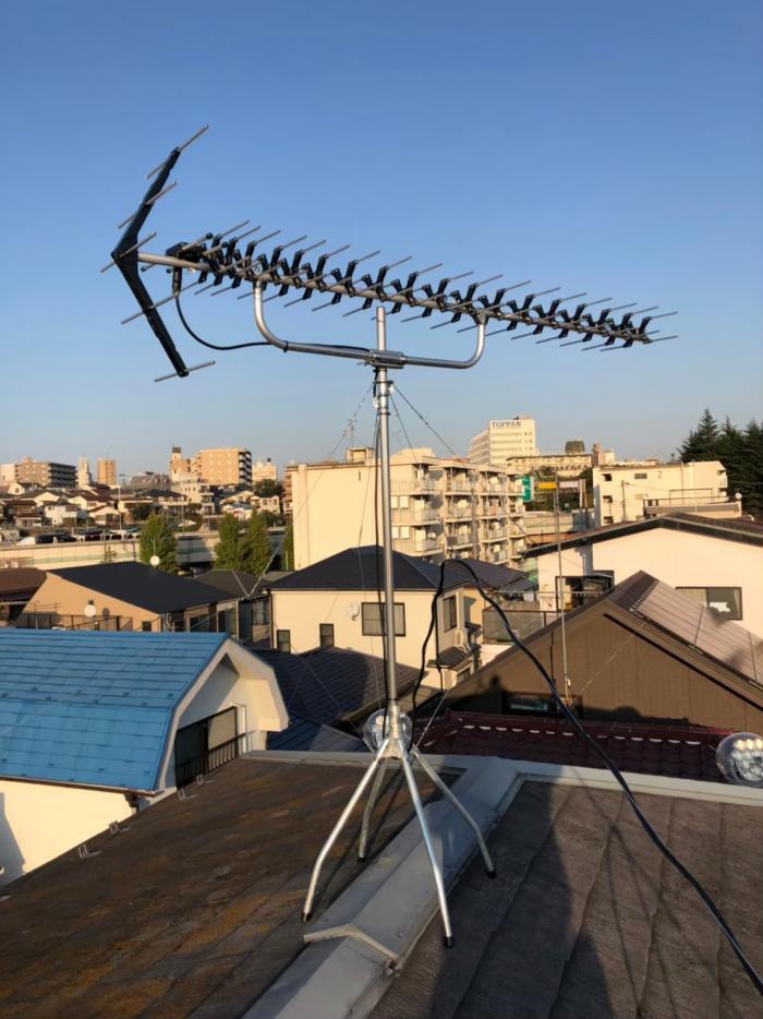 板橋区前野町|高性能UHFアンテナ工事