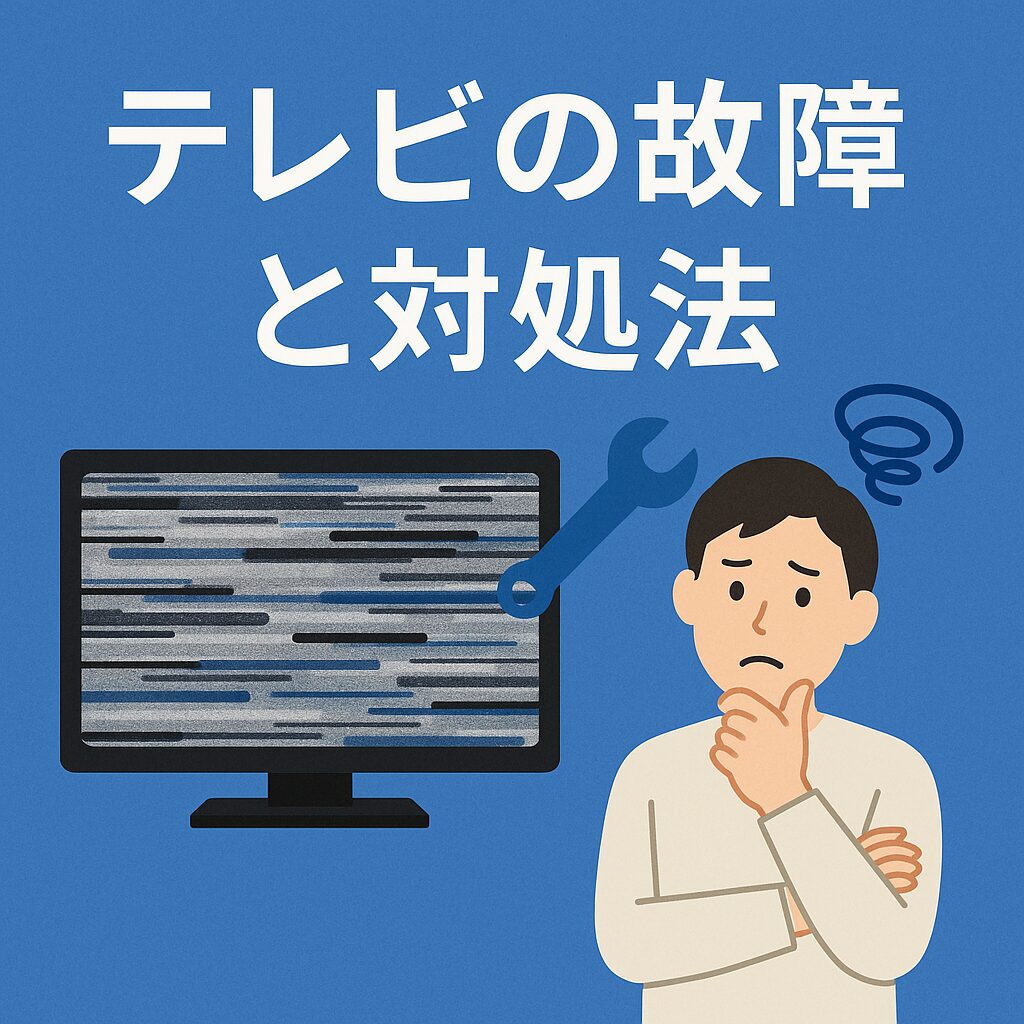 液晶テレビの故障：アンテナ機器含む症状別、原因の特定と対処の方法